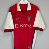 Shop 1999/00 ARSENAL HOME SHIRT (XL) NIKE, classic football shirts, vintage football shirts & retro soccer jerseys at Cult Kits