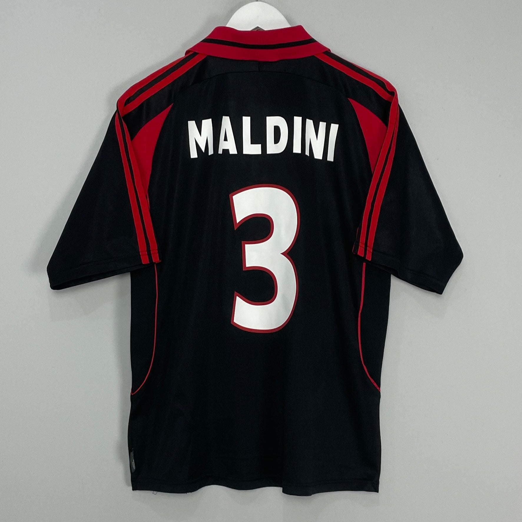 Shop 2000/01 AC MILAN MALDINI #3 THIRD SHIRT (M) ADIDAS, classic football shirts, vintage football shirts & retro soccer jerseys at Cult Kits