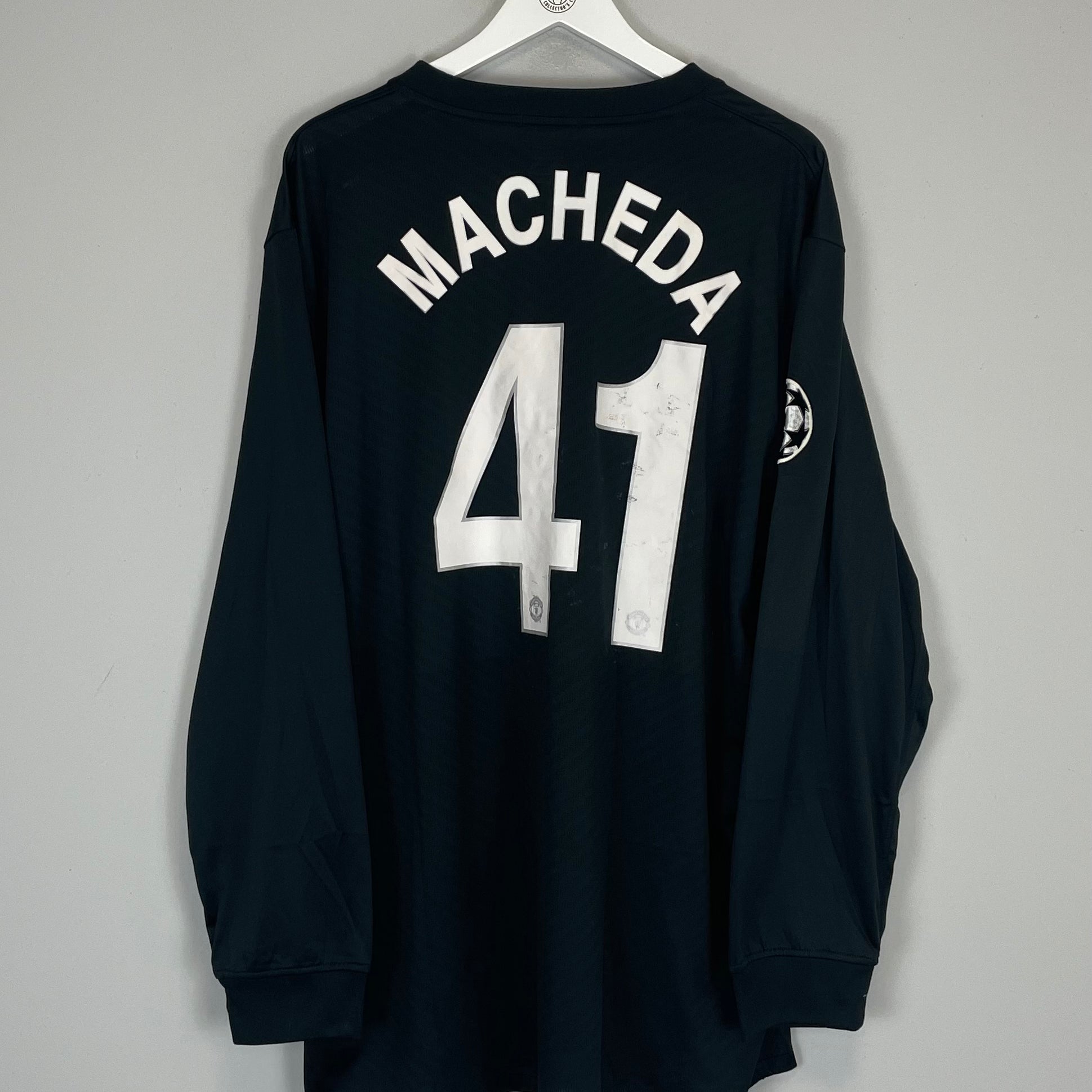 2009/10 MANCHESTER UNITED MACHEDA #41 L/S C/L AWAY SHIRT (XXXL