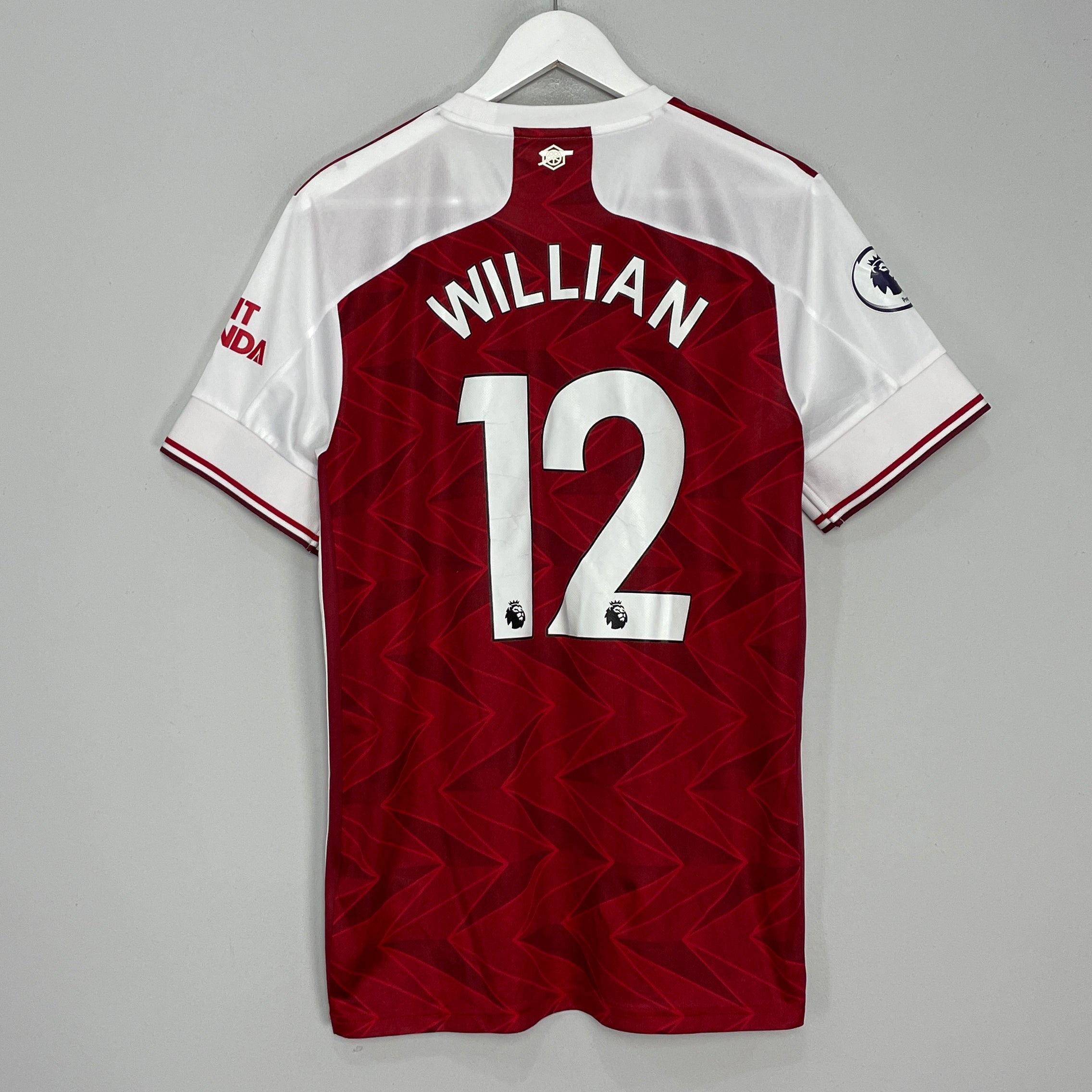 Shop 2020/21 ARSENAL WLLIAN #22 HOME SHIRT (L) ADIDAS, classic football shirts, vintage football shirts & retro soccer jerseys at Cult Kits