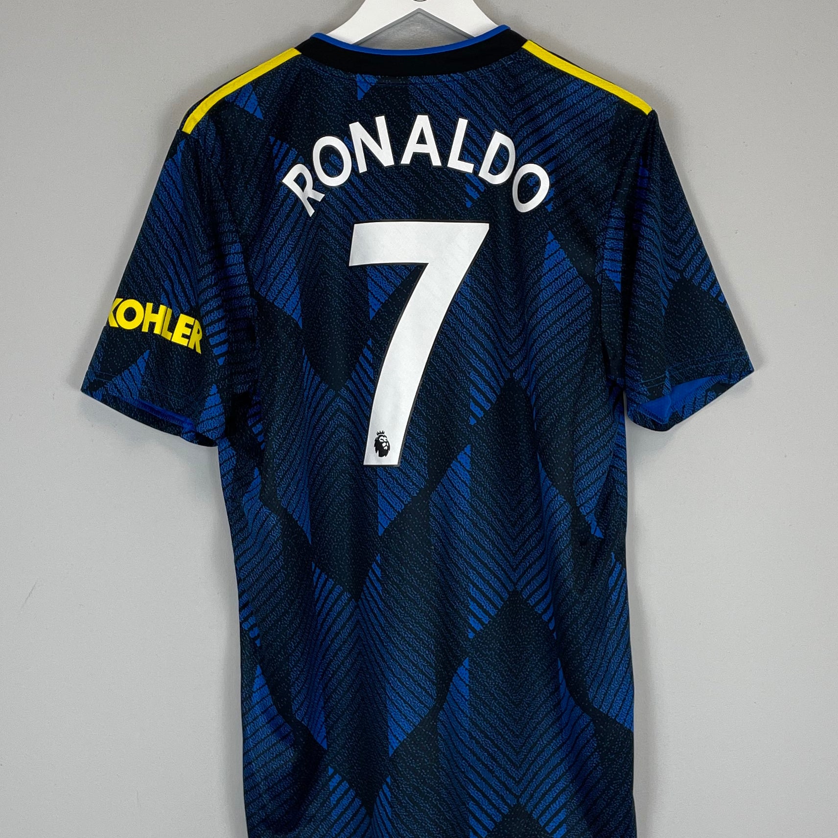 Shop 2021/22 MANCHESTER UNITED RONALDO #7 THIRD SHIRT (L) ADIDAS, classic football shirts, vintage football shirts & retro soccer jerseys at Cult Kits