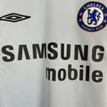 Shop 2005/06 CHELSEA LAMPARD #8 AWAY SHIRT (S) UMBRO, classic football shirts, vintage football shirts & retro soccer jerseys at Cult Kits