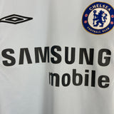 Shop 2005/06 CHELSEA LAMPARD #8 AWAY SHIRT (S) UMBRO, classic football shirts, vintage football shirts & retro soccer jerseys at Cult Kits