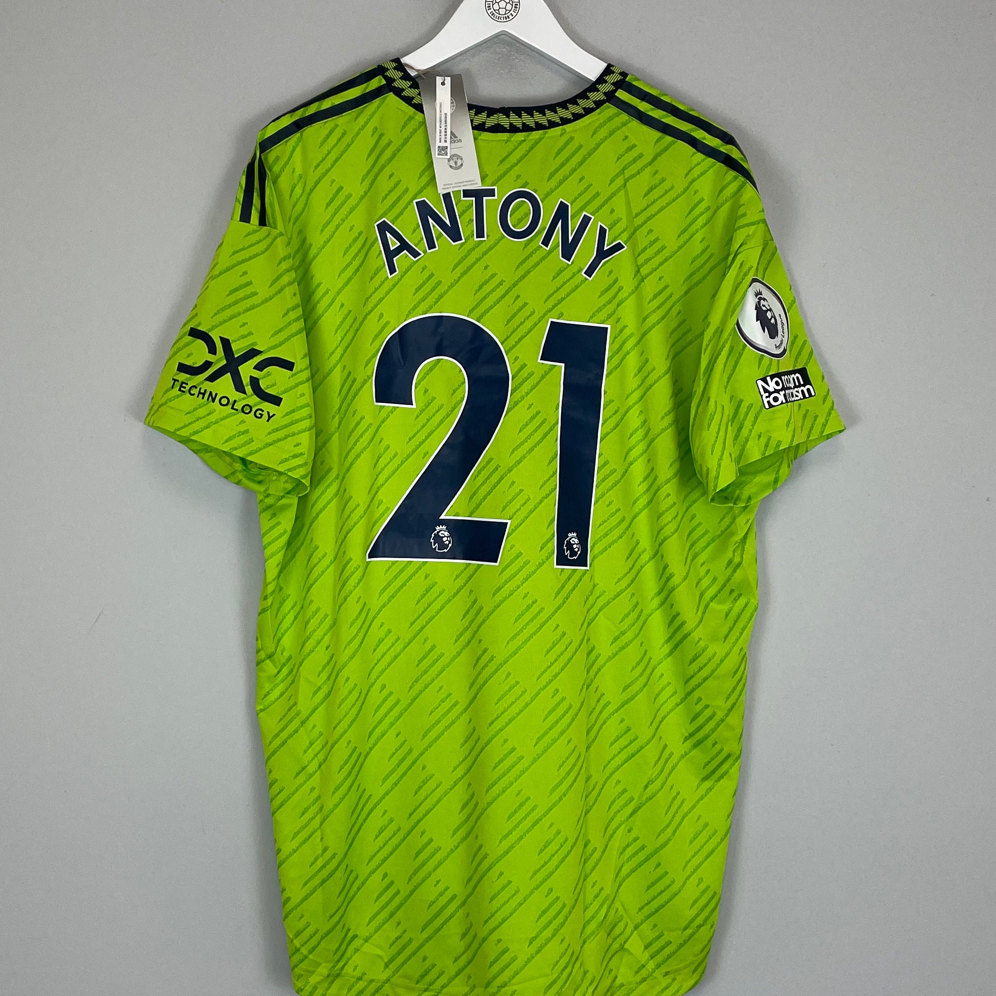 Shop 2022/23 MANCHESTER UNITED ANTONY #21 *BNWT* AUTHENTIC THIRD SHIRT (XXL) ADIDAS, classic football shirts, vintage football shirts & retro soccer jerseys at Cult Kits