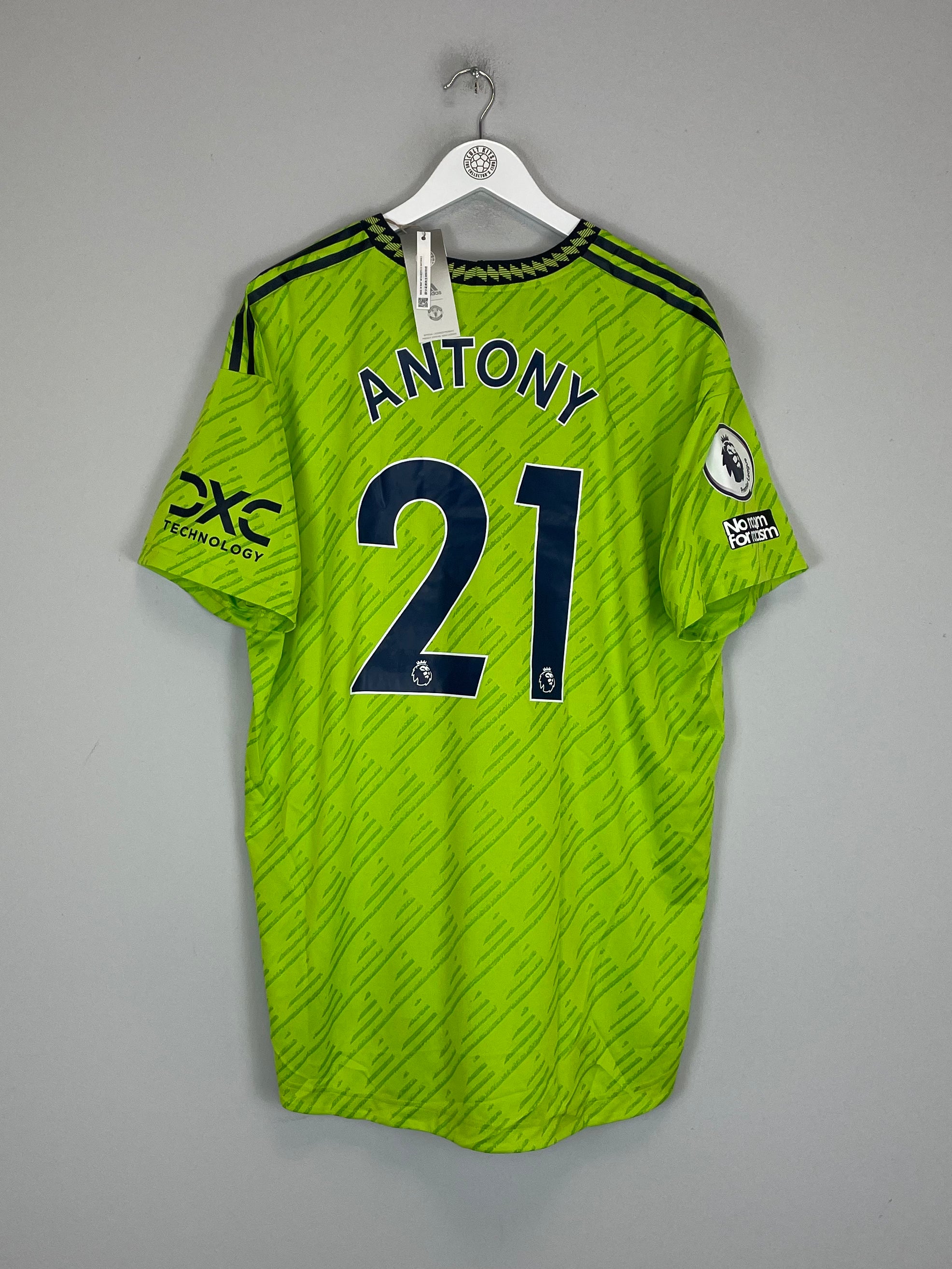 Shop 2022/23 MANCHESTER UNITED ANTONY #21 *BNWT* AUTHENTIC THIRD SHIRT (XXL) ADIDAS, classic football shirts, vintage football shirts & retro soccer jerseys at Cult Kits