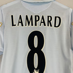 Shop 2005/06 CHELSEA LAMPARD #8 AWAY SHIRT (S) UMBRO, classic football shirts, vintage football shirts & retro soccer jerseys at Cult Kits