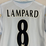 Shop 2005/06 CHELSEA LAMPARD #8 AWAY SHIRT (S) UMBRO, classic football shirts, vintage football shirts & retro soccer jerseys at Cult Kits