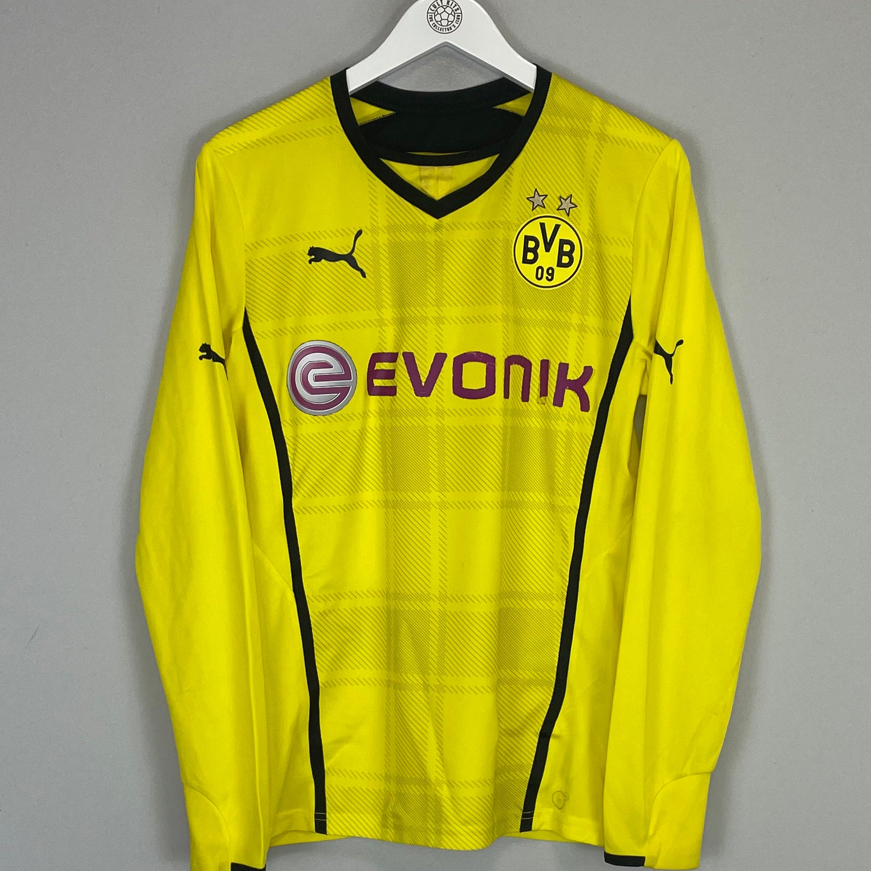 Shop 2013/14 DORTMUND L/S HOME SHIRT (M) PUMA, classic football shirts, vintage football shirts & retro soccer jerseys at Cult Kits