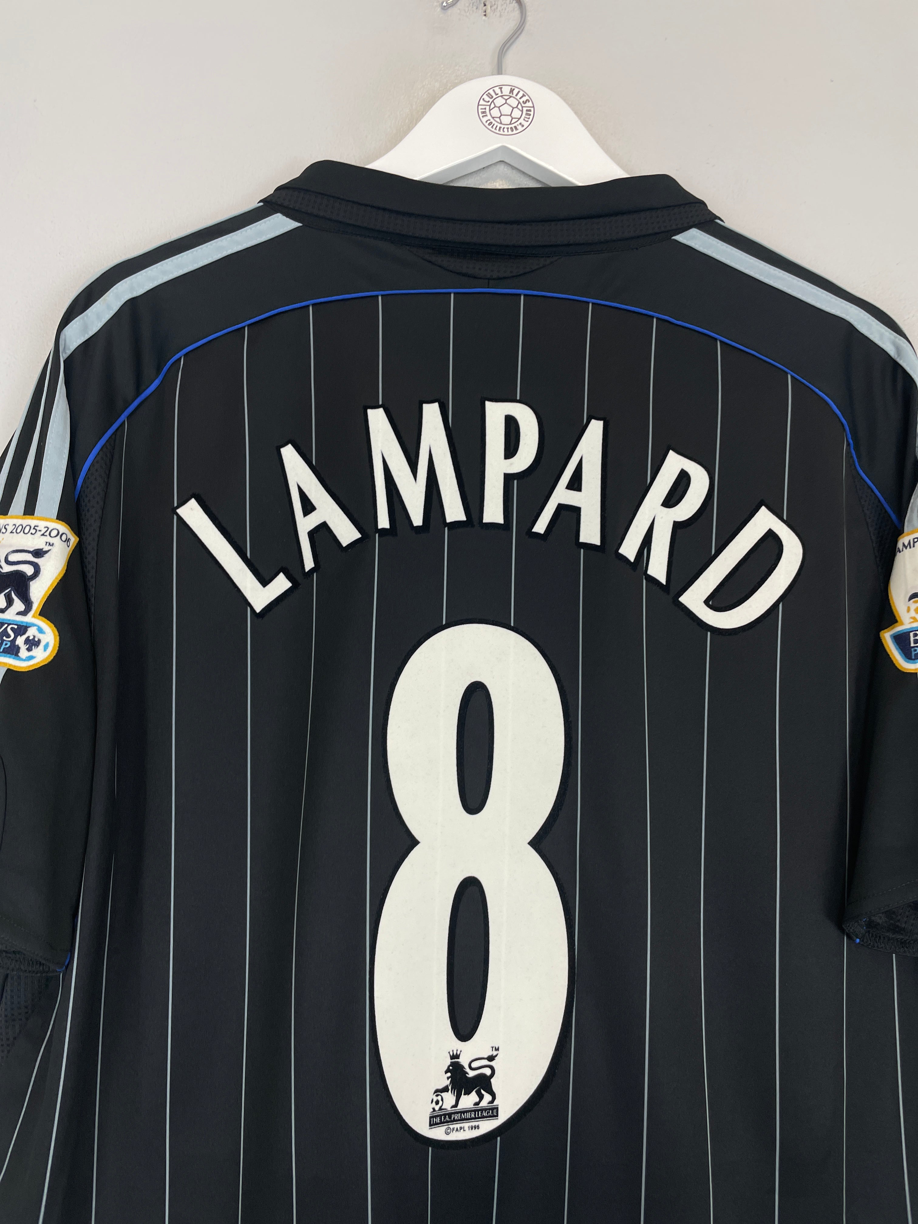 Shop 2006/07 CHELSEA LAMPARD #8 THIRD SHIRT (L) ADIDAS, classic football shirts, vintage football shirts & retro soccer jerseys at Cult Kits