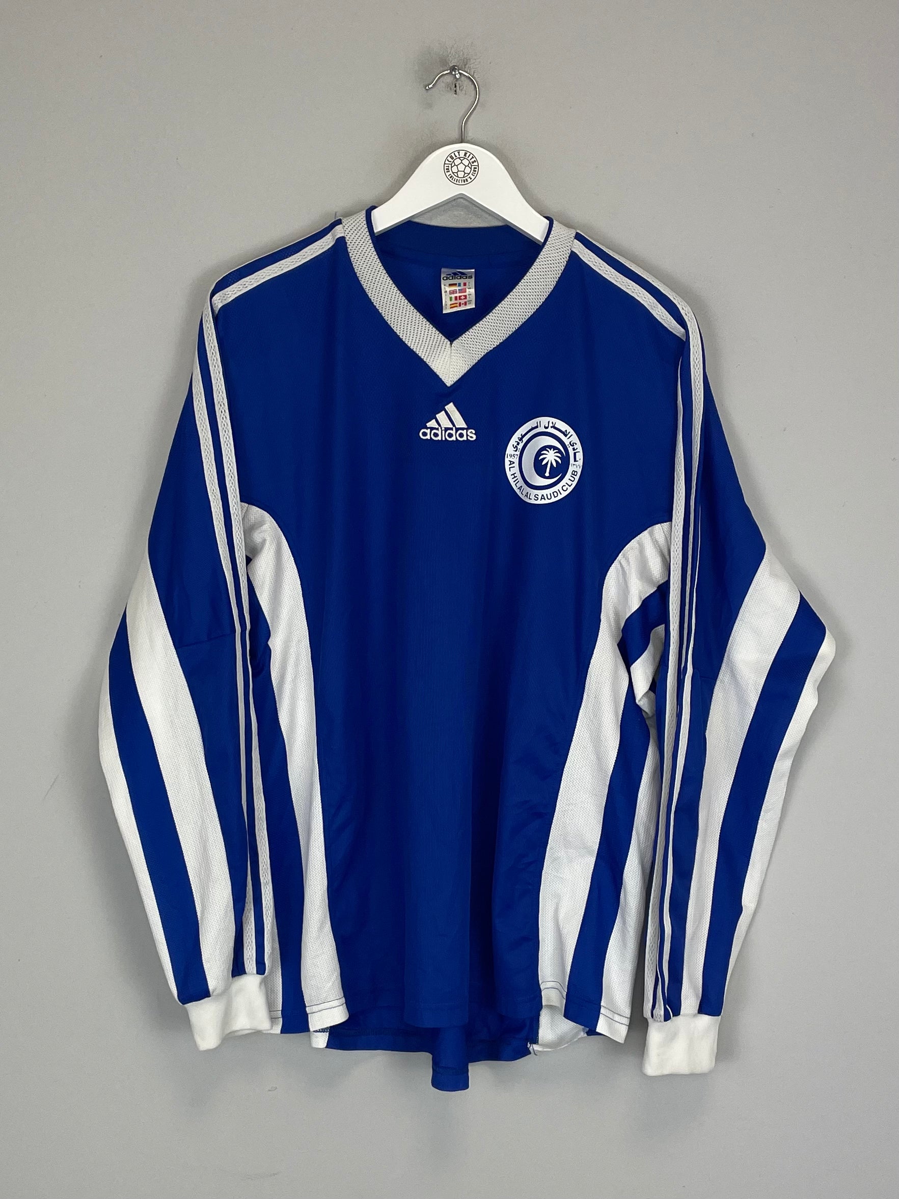 Shop 2001/02 AL HILAL L/S HOME SHIRT (L) ADIDAS, classic football shirts, vintage football shirts & retro soccer jerseys at Cult Kits