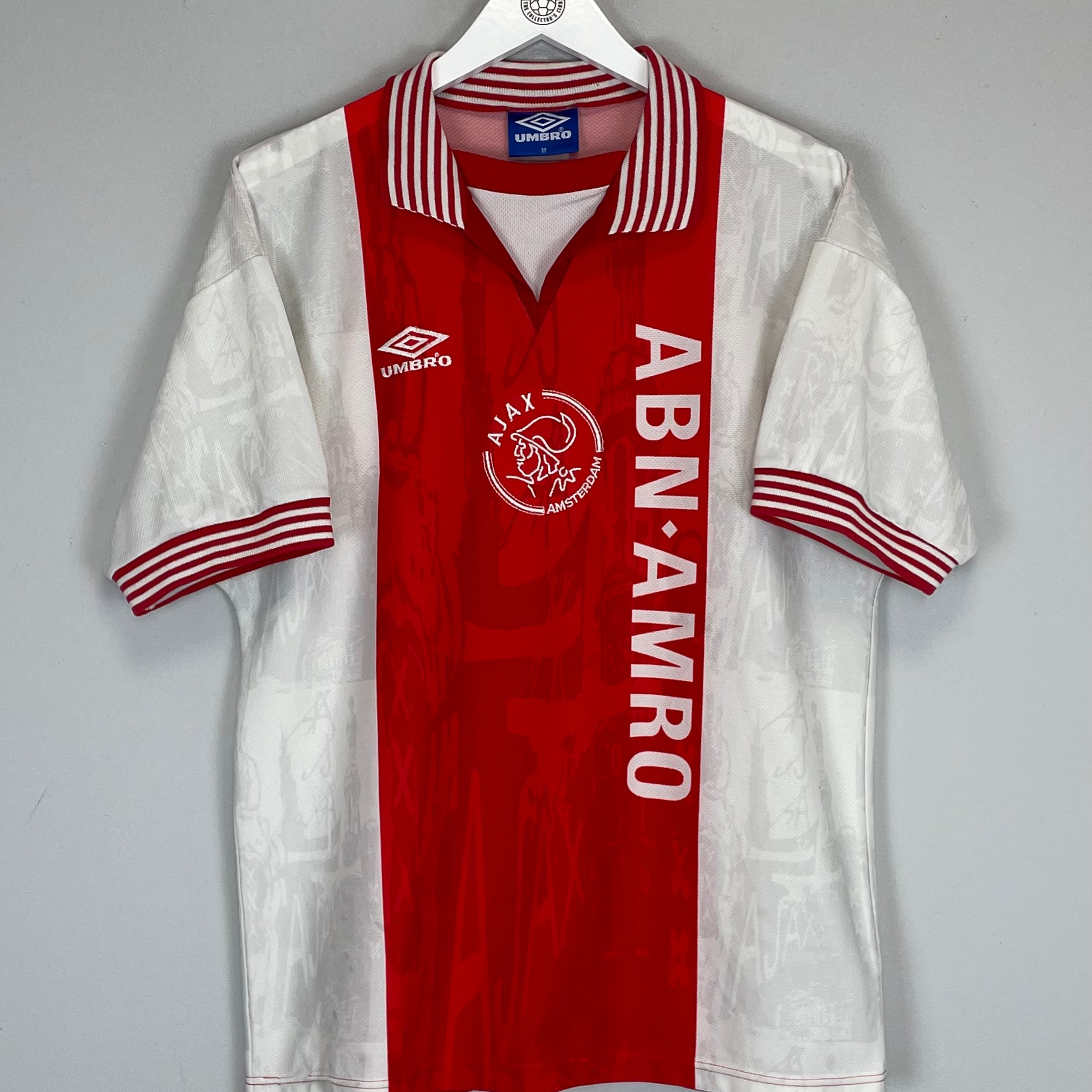 Shop 1996/97 AJAX HOME SHIRT (M) UMBRO, classic football shirts, vintage football shirts & retro soccer jerseys at Cult Kits