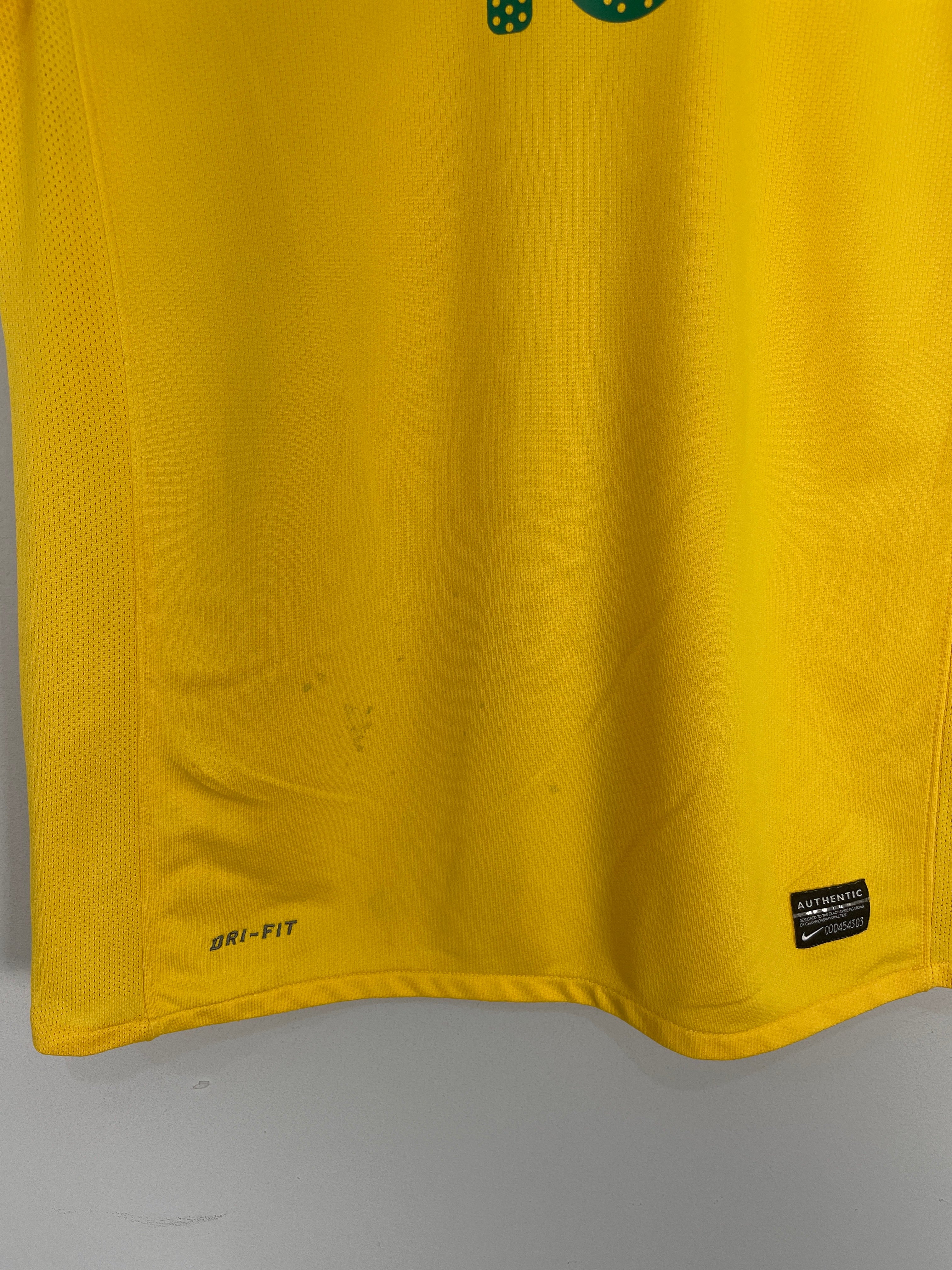 Shop 2010/11 BRAZIL KAKA #10 HOME SHIRT (S) NIKE, classic football shirts, vintage football shirts & retro soccer jerseys at Cult Kits