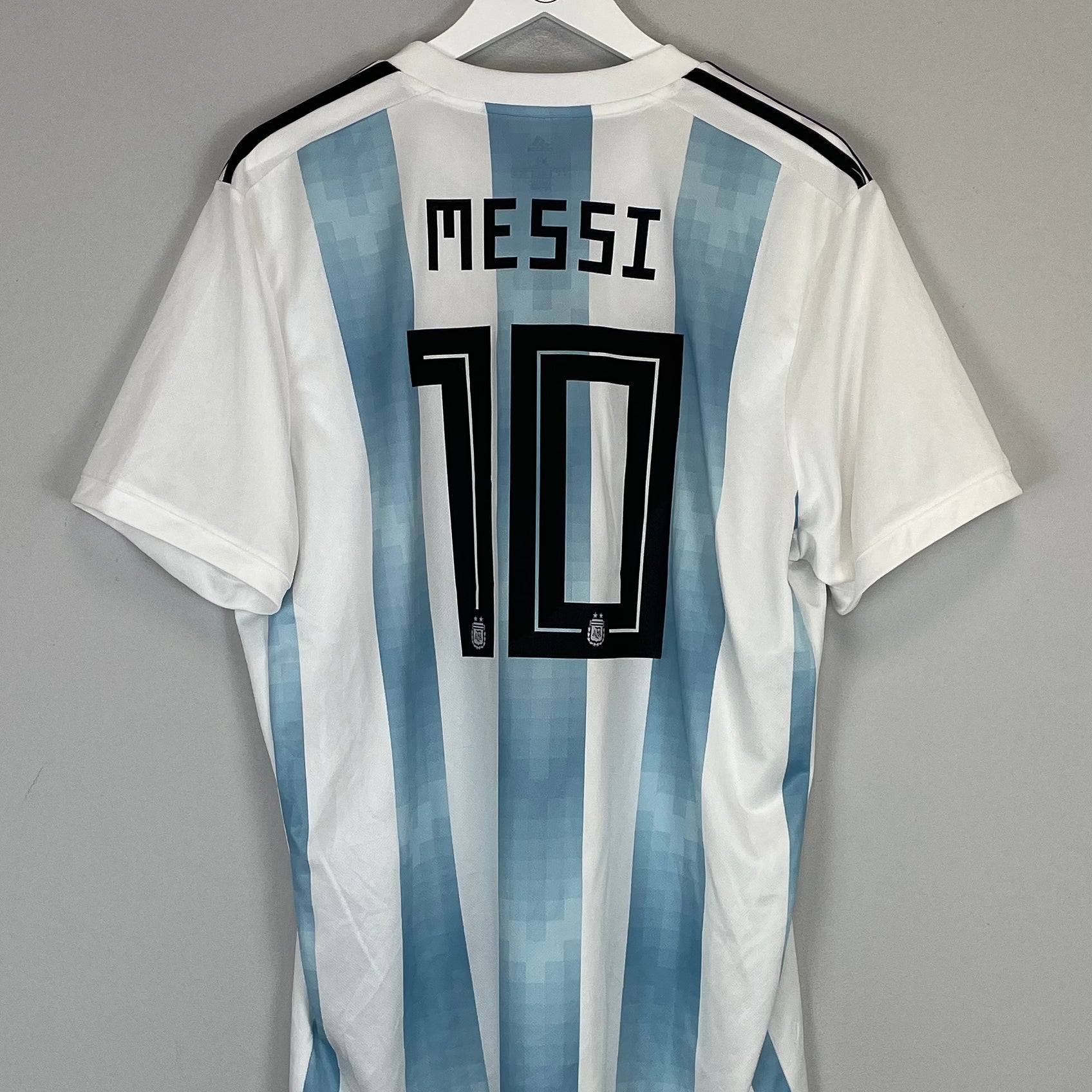 Shop 2018/19 ARGENTINA MESSI #10 HOME SHIRT (XL) ADIDAS, classic football shirts, vintage football shirts & retro soccer jerseys at Cult Kits