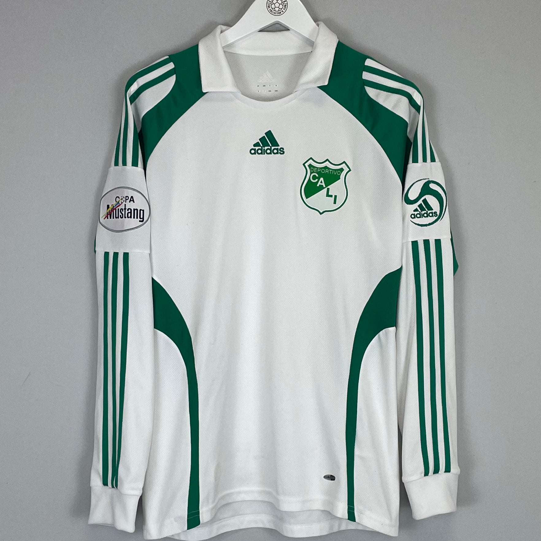 Shop 2008/09 DEPORTIVO CALI L/S AWAY SHIRT (S) ADIDAS, classic football shirts, vintage football shirts & retro soccer jerseys at Cult Kits