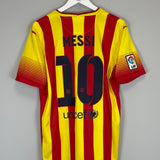 2013/14 BARCELONA MESSI #10 AWAY SHIRT (M) NIKE
