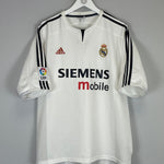 Shop 2003/04 REAL MADRID HOME SHIRT (XXL) ADIDAS, classic football shirts, vintage football shirts & retro soccer jerseys at Cult Kits