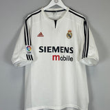 Shop 2003/04 REAL MADRID HOME SHIRT (XXL) ADIDAS, classic football shirts, vintage football shirts & retro soccer jerseys at Cult Kits