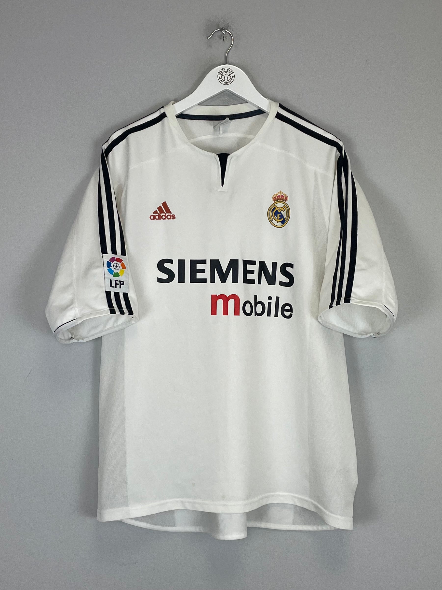 Shop 2003/04 REAL MADRID HOME SHIRT (XXL) ADIDAS, classic football shirts, vintage football shirts & retro soccer jerseys at Cult Kits