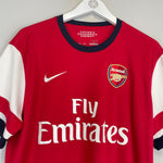 Shop 2012/14 ARSENAL S.CAZORLA #19 HOME SHIRT (L) NIKE, classic football shirts, vintage football shirts & retro soccer jerseys at Cult Kits