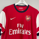Shop 2012/14 ARSENAL S.CAZORLA #19 HOME SHIRT (L) NIKE, classic football shirts, vintage football shirts & retro soccer jerseys at Cult Kits