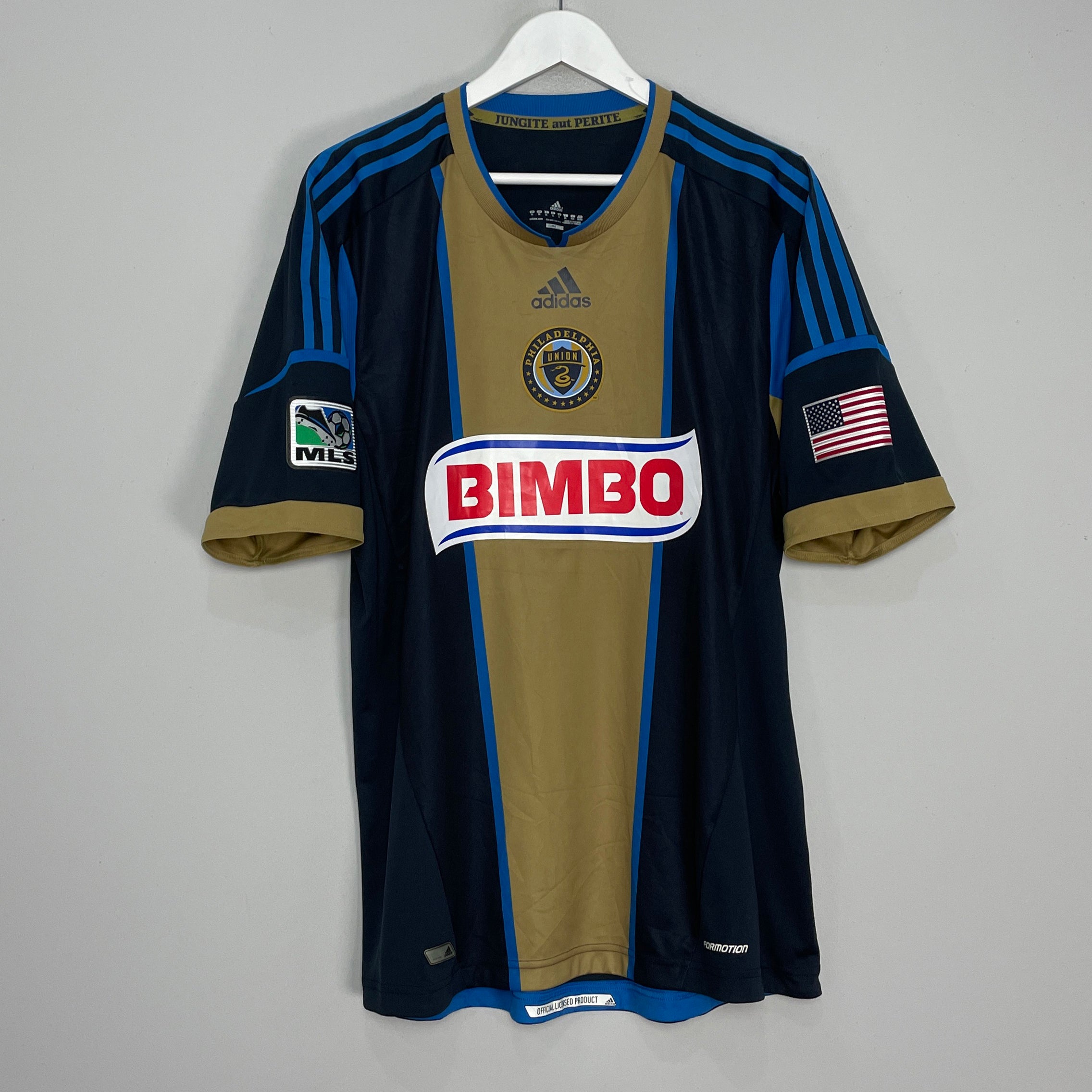 Shop 2012/13 PHILADELPHIA UNION *PLAYER ISSUE* HOME SHIRT (XL) ADIDAS, classic football shirts, vintage football shirts & retro soccer jerseys at Cult Kits