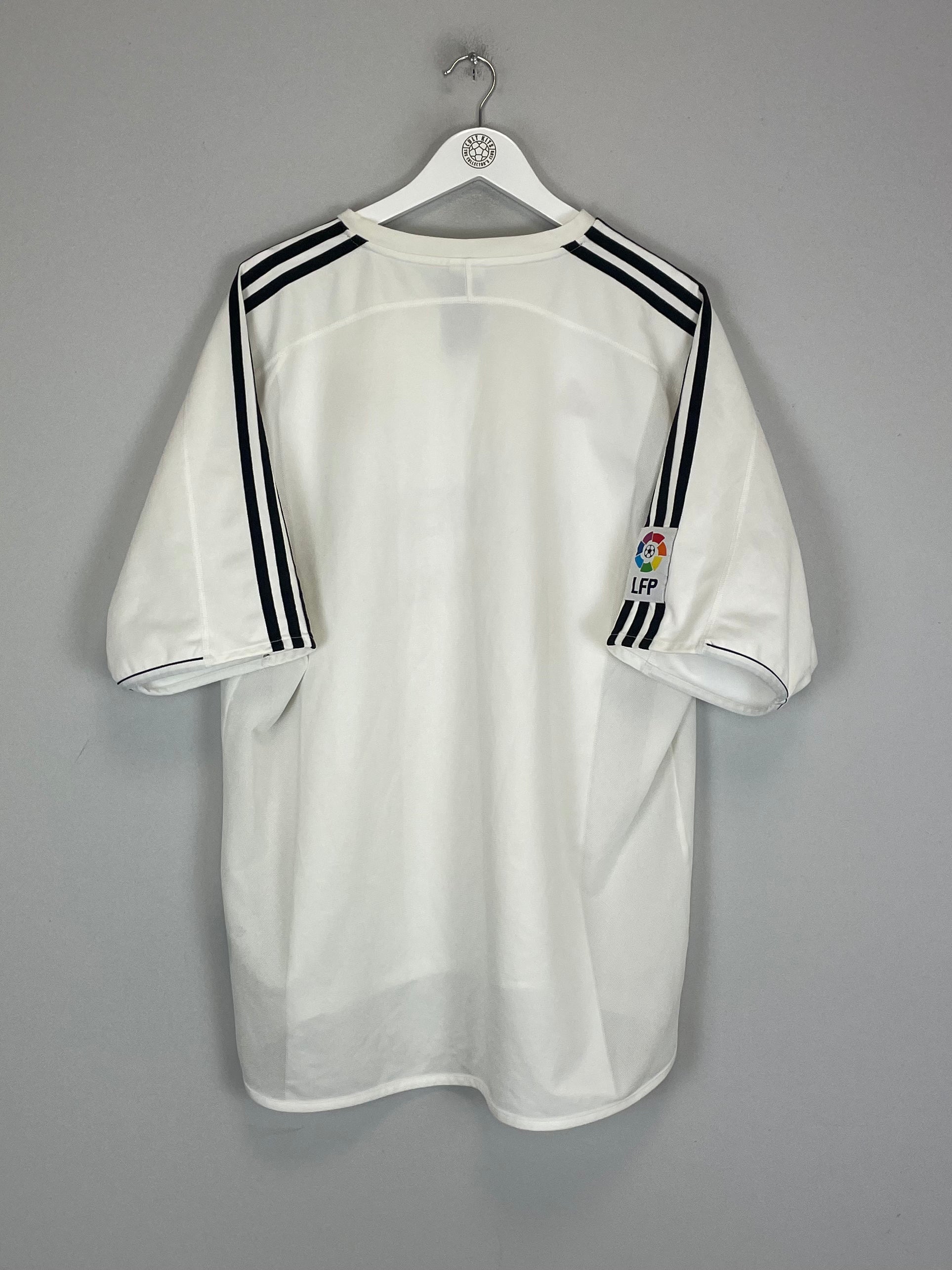 Shop 2003/04 REAL MADRID HOME SHIRT (XXL) ADIDAS, classic football shirts, vintage football shirts & retro soccer jerseys at Cult Kits