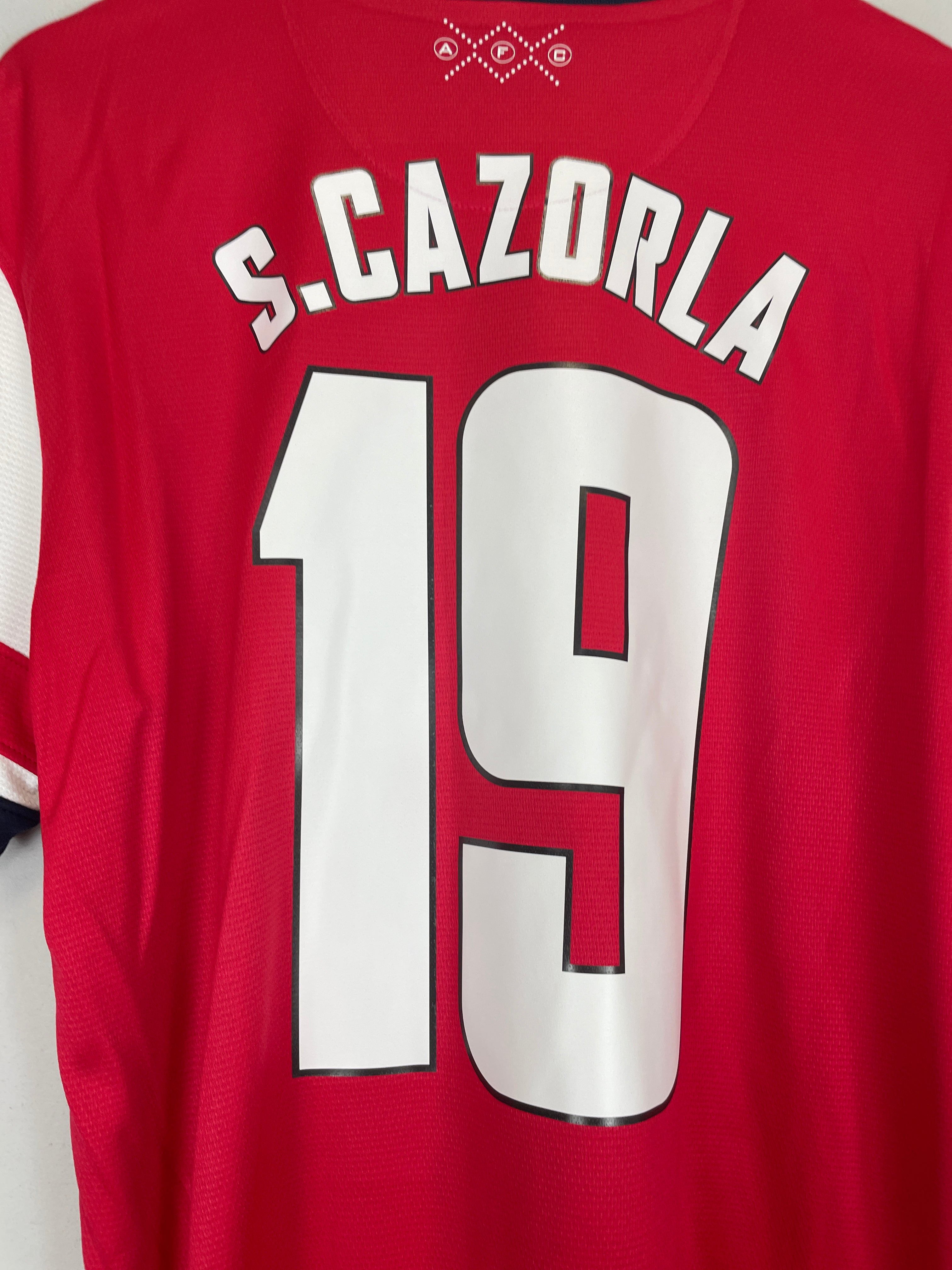 Shop 2012/14 ARSENAL S.CAZORLA #19 HOME SHIRT (L) NIKE, classic football shirts, vintage football shirts & retro soccer jerseys at Cult Kits