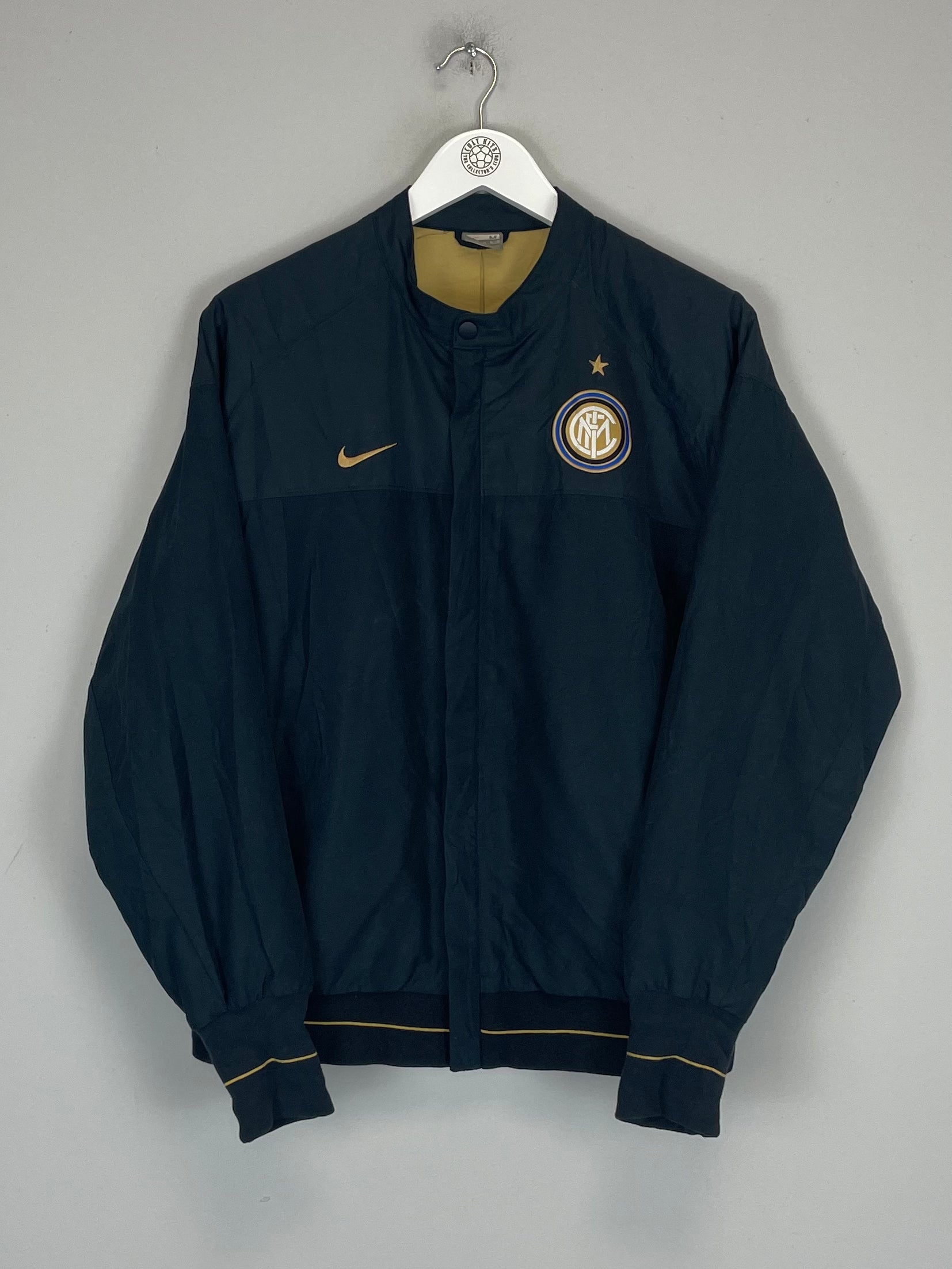 Shop 2008/09 INTER MILAN TRACK JACKET (M) NIKE, classic football shirts, vintage football shirts & retro soccer jerseys at Cult Kits