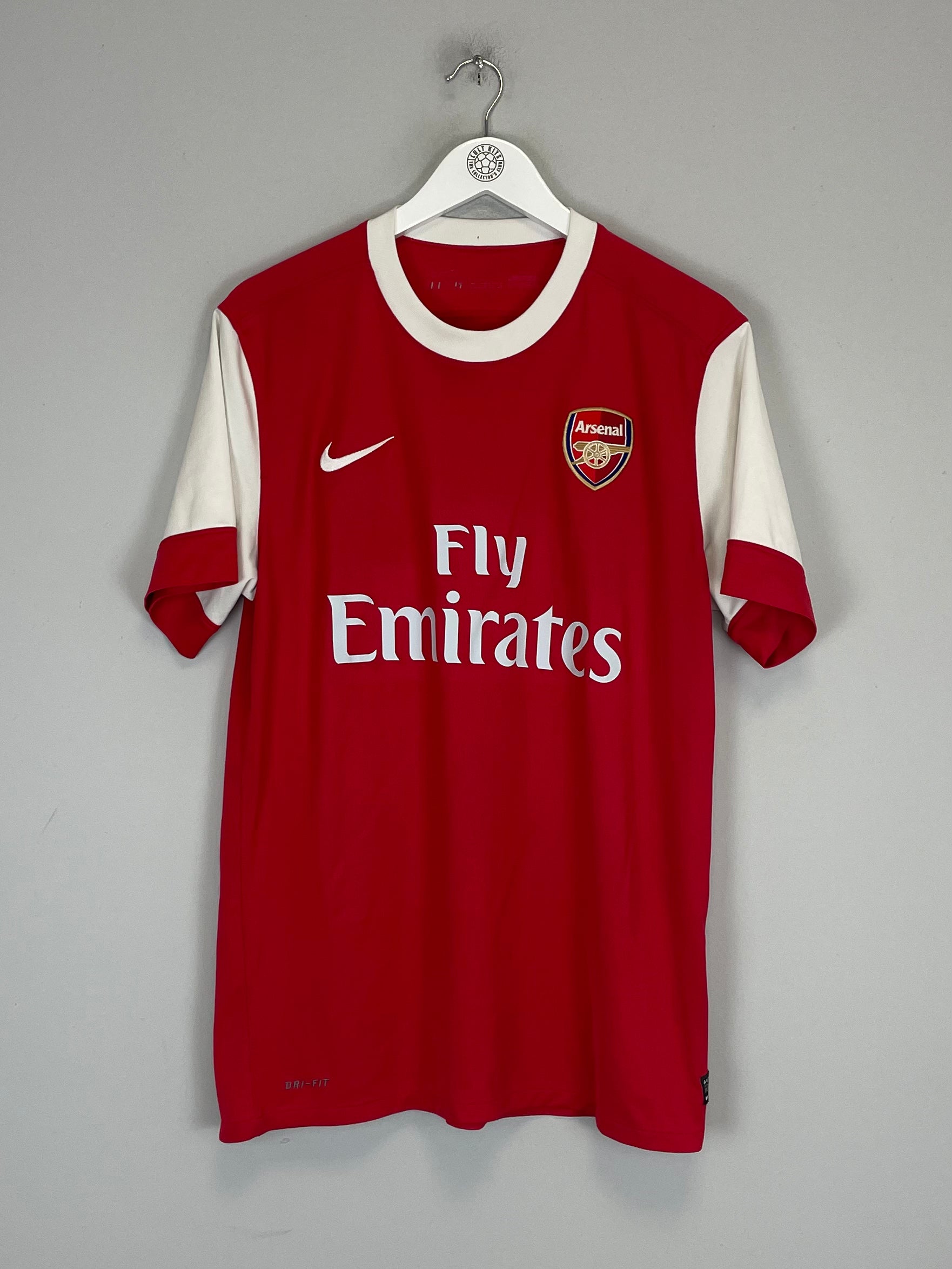 Shop 2010/11 ARSENAL VELA #11 HOME SHIRT (L) NIKE, classic football shirts, vintage football shirts & retro soccer jerseys at Cult Kits