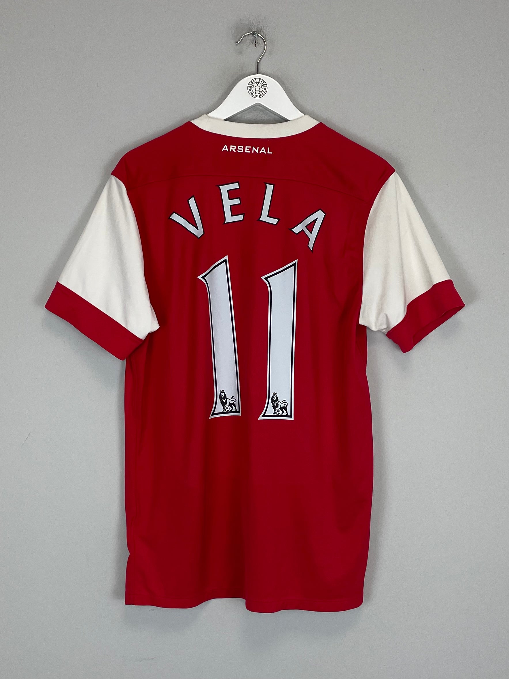 Shop 2010/11 ARSENAL VELA #11 HOME SHIRT (L) NIKE, classic football shirts, vintage football shirts & retro soccer jerseys at Cult Kits