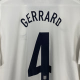 2013/14 ENGLAND GERRARD #4 *150 YEAR* HOME SHIRT (XL) NIKE