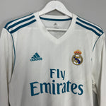 Shop 2017/18 REAL MADRID RONALDO #7 L/S HOME SHIRT (M) ADIDAS, classic football shirts, vintage football shirts & retro soccer jerseys at Cult Kits