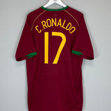 2006/08 PORTUGAL C.RONALDO #17 HOME SHIRT (XL) NIKE