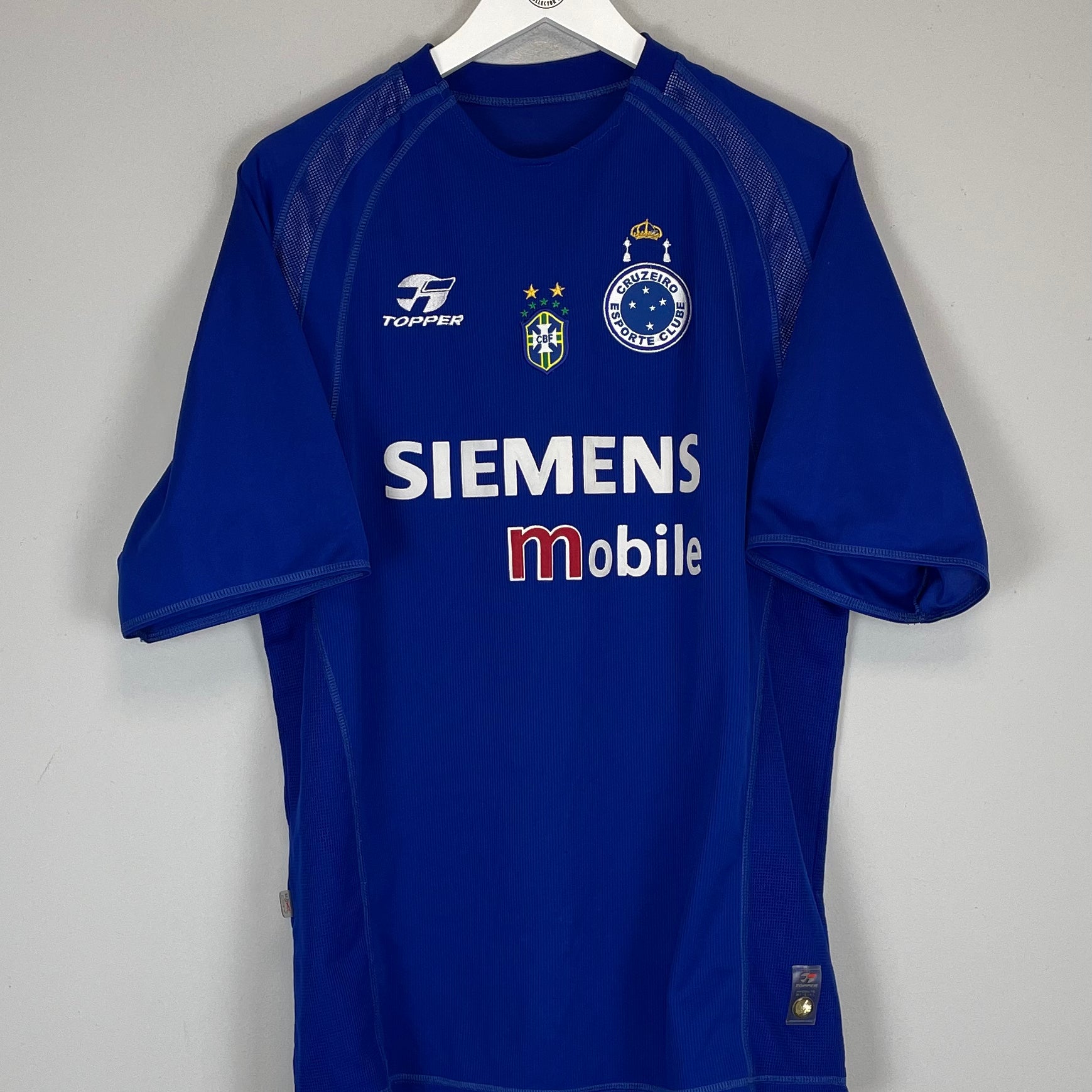 Shop 2004 CRUZEIRO #3 HOME SHIRT (L) TOPPER, classic football shirts, vintage football shirts & retro soccer jerseys at Cult Kits