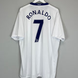 2008/10 MANCHESTER UNITED RONALDO #7 AWAY SHIRT (XXL) NIKE