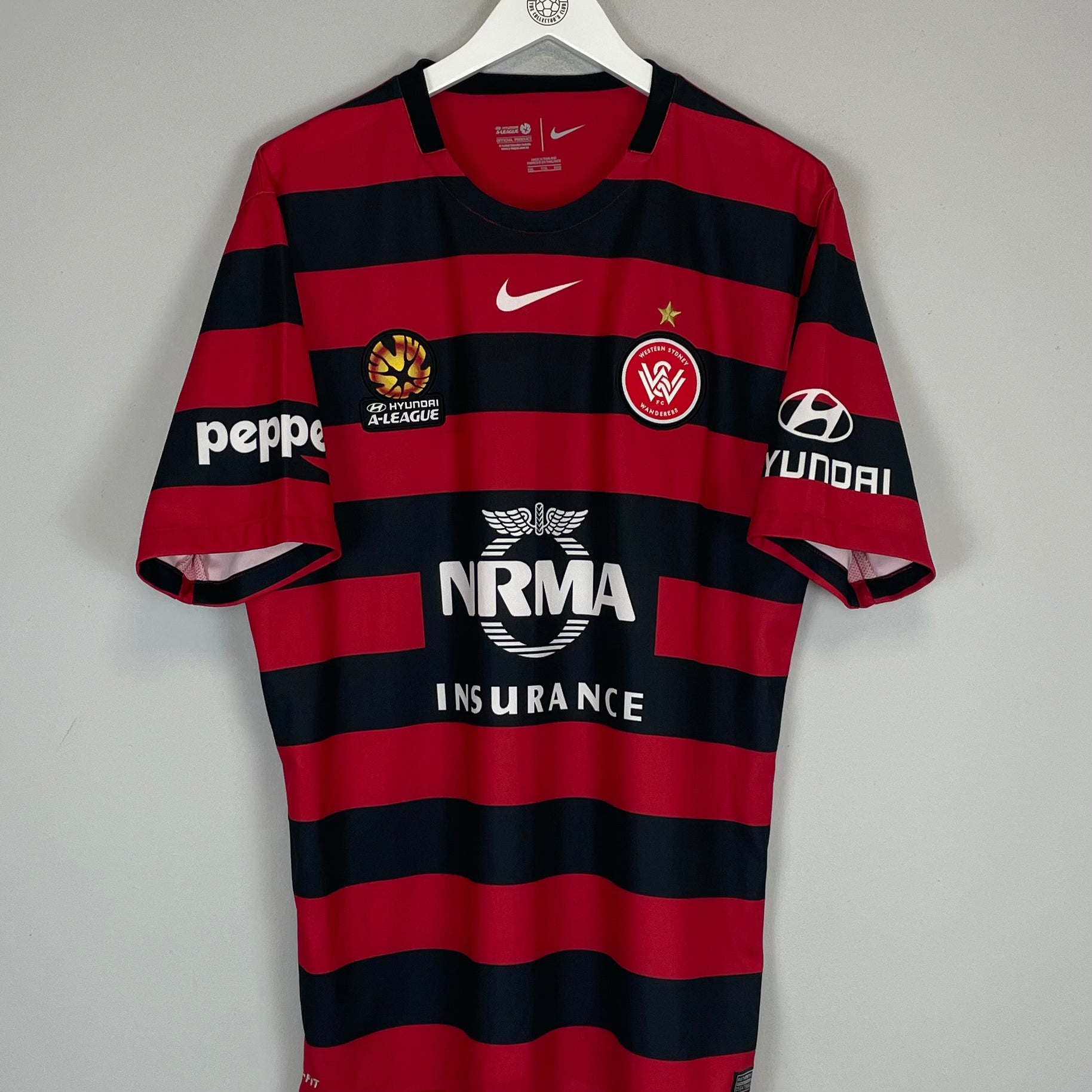 Shop 2015/16 WESTERN SYDNEY HOME SHIRT (XXL) NIKE, classic football shirts, vintage football shirts & retro soccer jerseys at Cult Kits