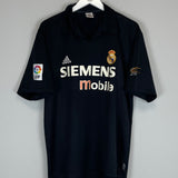 2002/03 REAL MADRID ZIDANE #5 *CENTENARY* AWAY SHIRT (L) ADIDAS