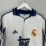 Shop 2000/01 REAL MADRID MORIENTES #9 *MATCH ISSUE* C/L HOME SHIRT (XL) ADIDAS, classic football shirts, vintage football shirts & retro soccer jerseys at Cult Kits