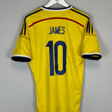 2014/15 COLOMBIA JAMES #10 HOME SHIRT (M) ADIDAS