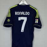 Shop 2012/13 REAL MADRID RONALDO #7 AWAY SHIRT (M) ADIDAS, classic football shirts, vintage football shirts & retro soccer jerseys at Cult Kits