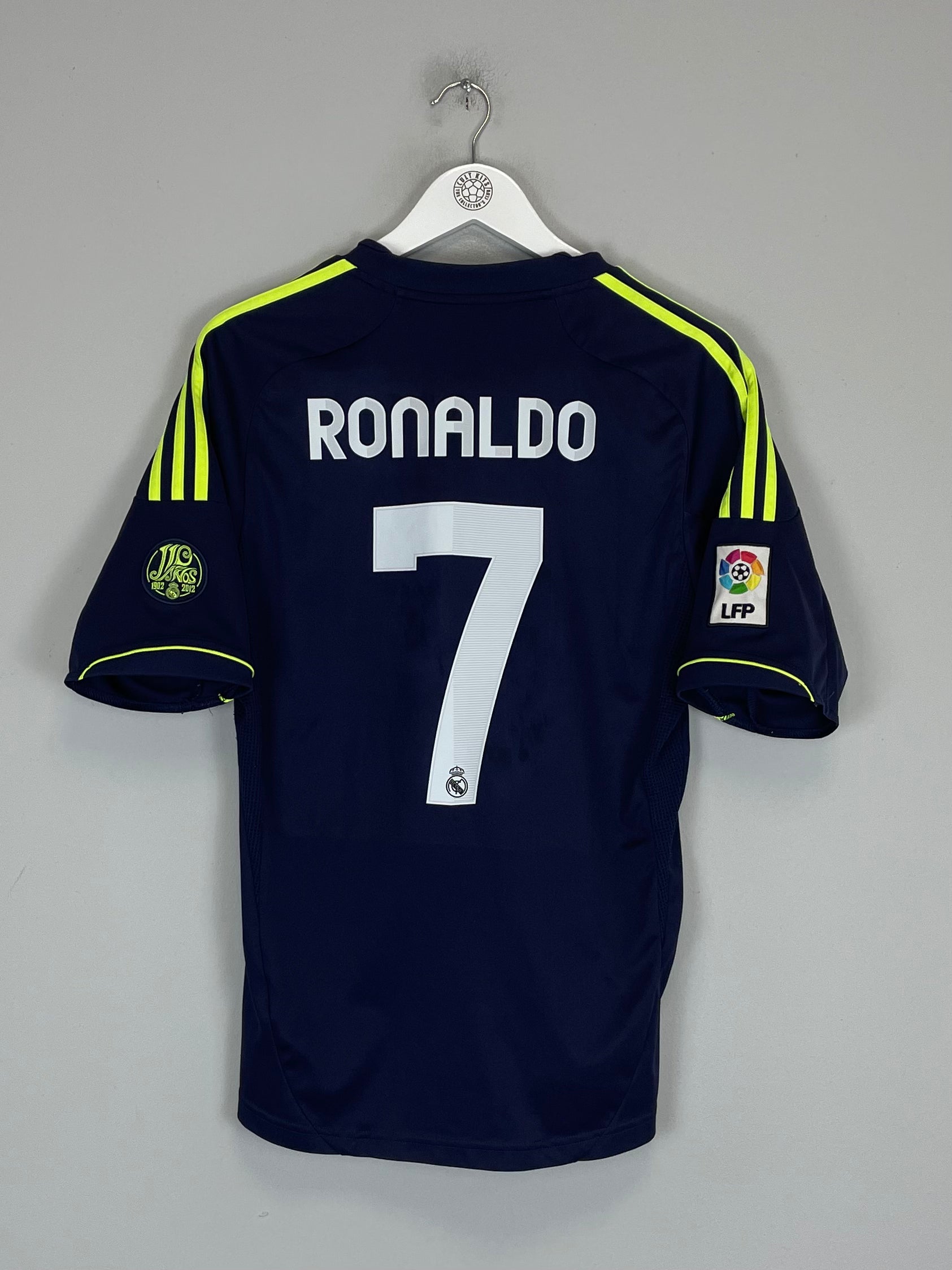 Shop 2012/13 REAL MADRID RONALDO #7 AWAY SHIRT (M) ADIDAS, classic football shirts, vintage football shirts & retro soccer jerseys at Cult Kits