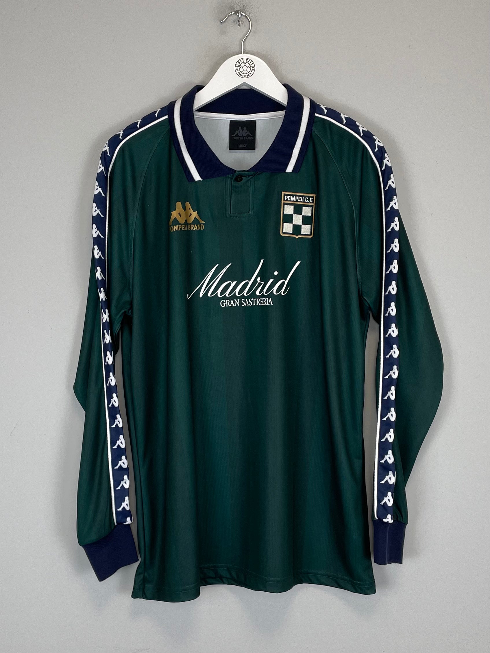 Shop 2023/24 POMPEII X KAPPA L/S SHIRT (L), classic football shirts, vintage football shirts & retro soccer jerseys at Cult Kits