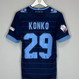 2013/14 LAZIO KONKO #29 *MATCH ISSUE* THIRD SHIRT (M) MACRON