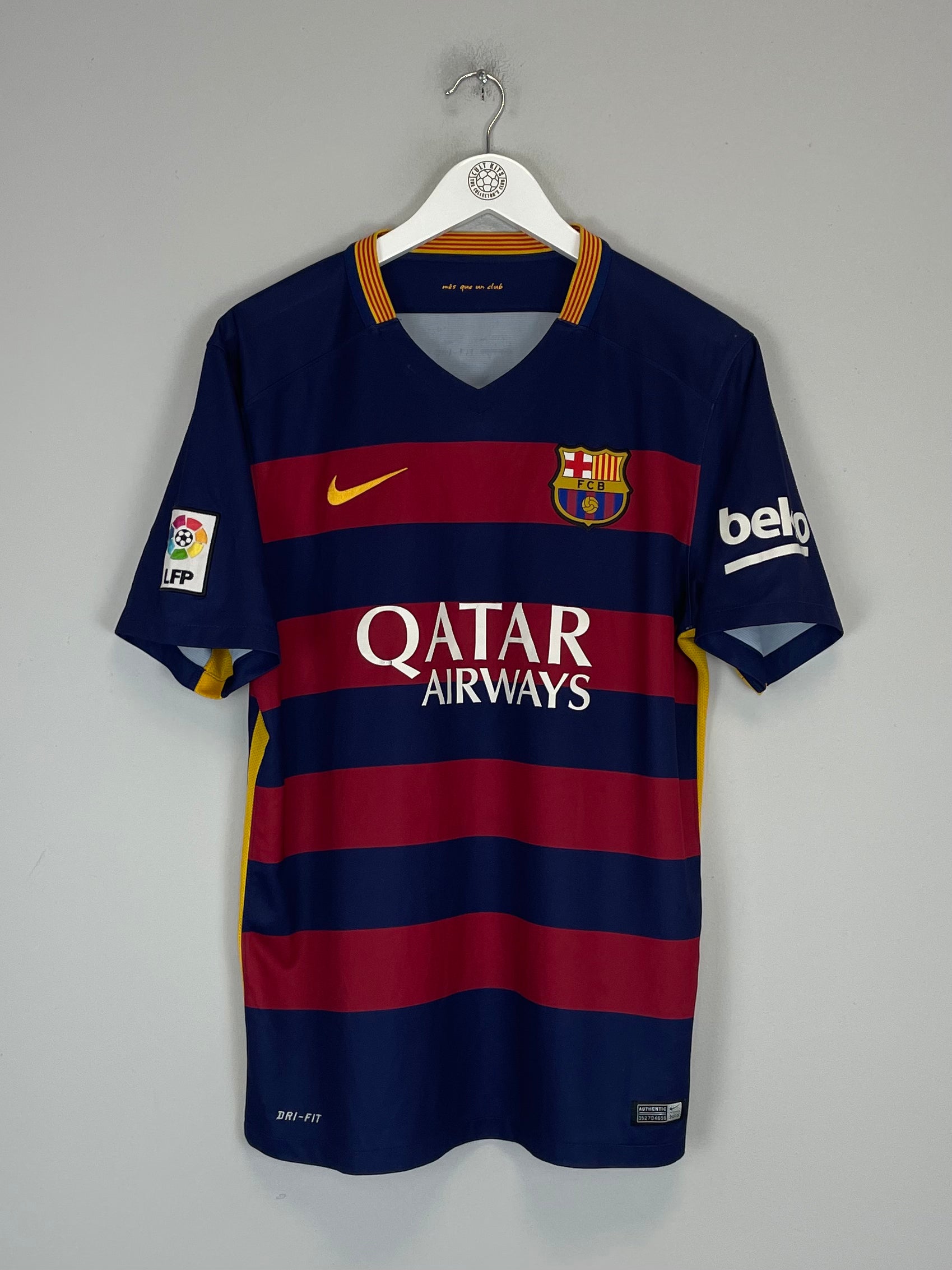 Shop 2015/16 BARCELONA MESSI #10 HOME SHIRT (L) NIKE, classic football shirts, vintage football shirts & retro soccer jerseys at Cult Kits