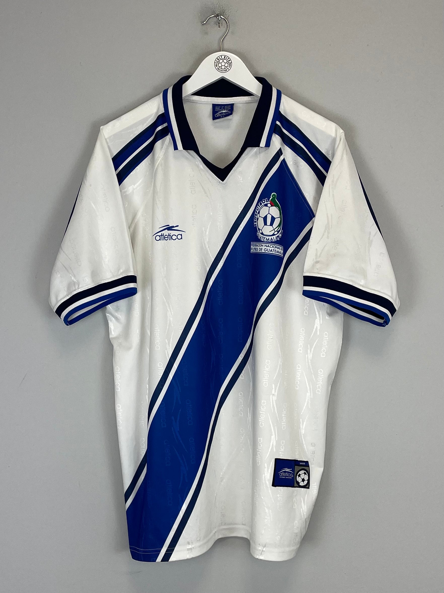 Shop 1999/02 GUATEMALA HOME SHIRT (L) ATLETICA, classic football shirts, vintage football shirts & retro soccer jerseys at Cult Kits
