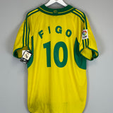 2000 REAL MADRID FIGO #10 *BNWT* PROTOTYPE SHIRT (M) ADIDAS