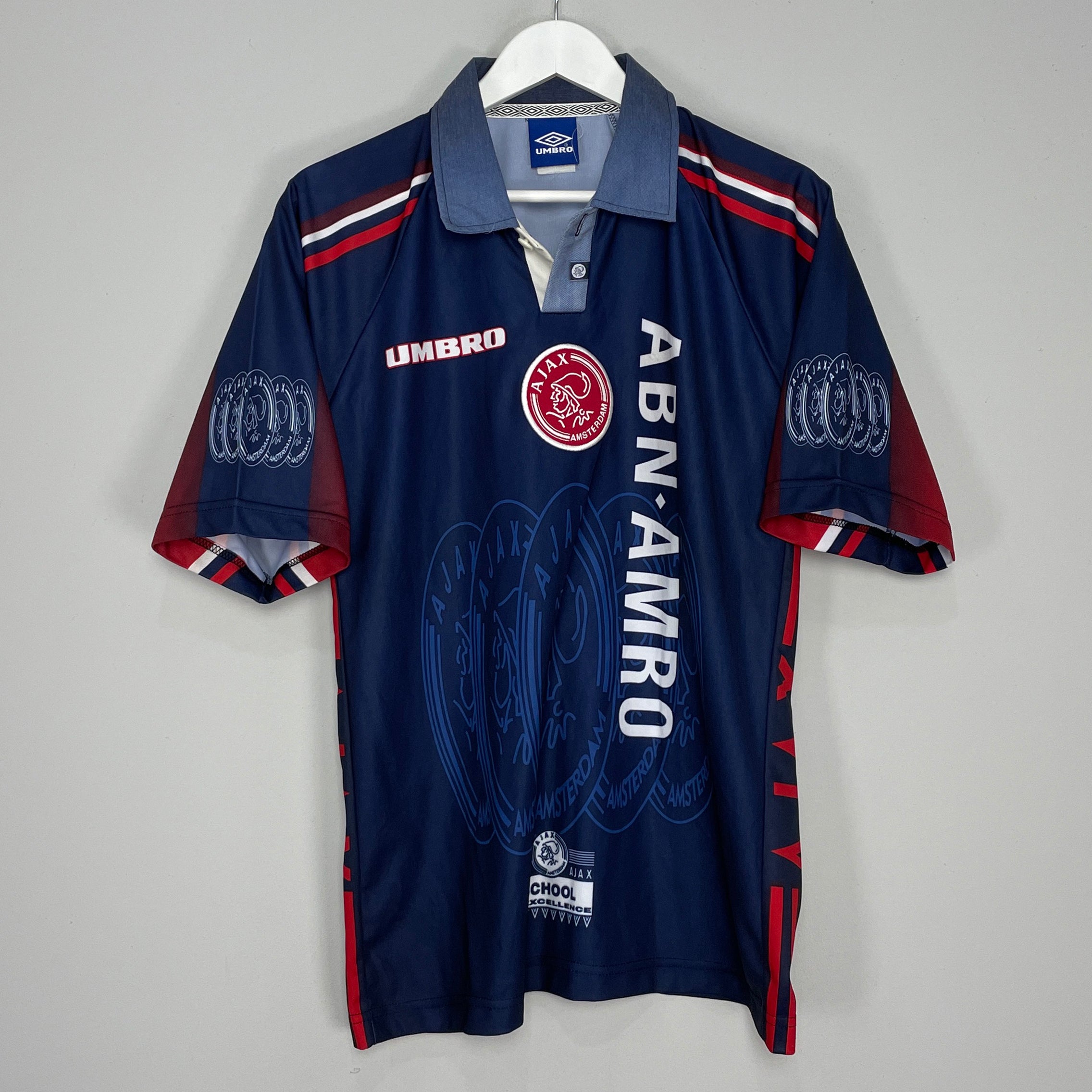 Shop 1997/99 AJAX AWAY SHIRT (M) UMBRO, classic football shirts, vintage football shirts & retro soccer jerseys at Cult Kits