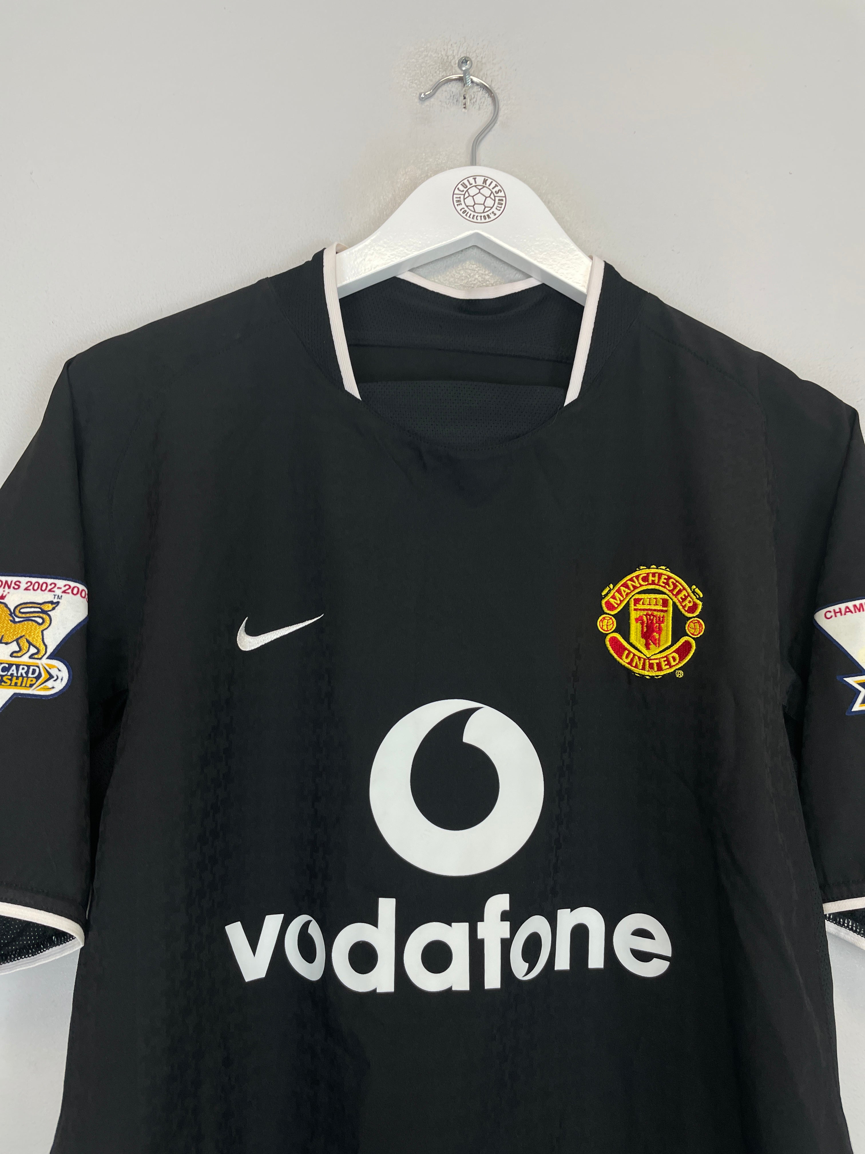 Shop 2003/05 MANCHESTER UNITED RONALDO #7 AWAY SHIRT (M) NIKE, classic football shirts, vintage football shirts & retro soccer jerseys at Cult Kits