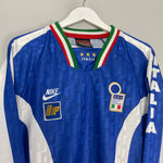 Shop 1996/97 ITALY *PLAYER ISSUE* TRAINING SHIRT (XL) NIKE, classic football shirts, vintage football shirts & retro soccer jerseys at Cult Kits