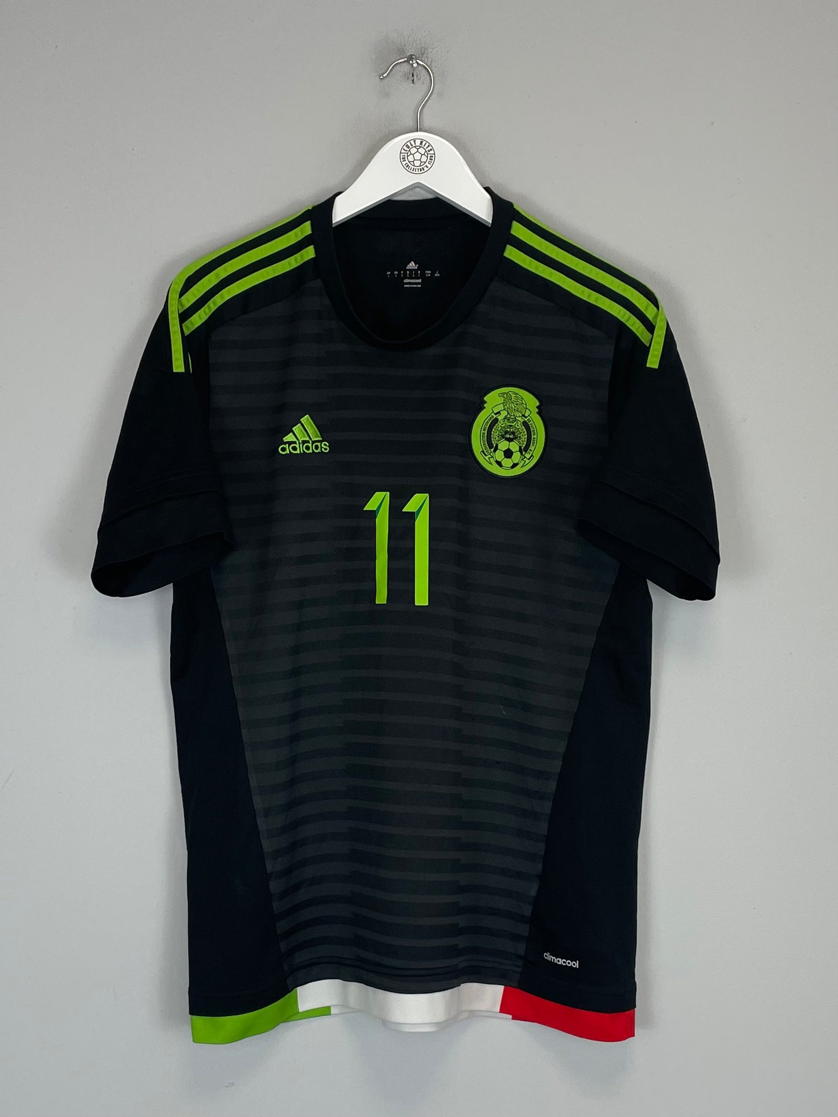 Shop 2015/16 MEXICO C.VELA #11 AWAY SHIRT (L) ADIDAS, classic football shirts, vintage football shirts & retro soccer jerseys at Cult Kits
